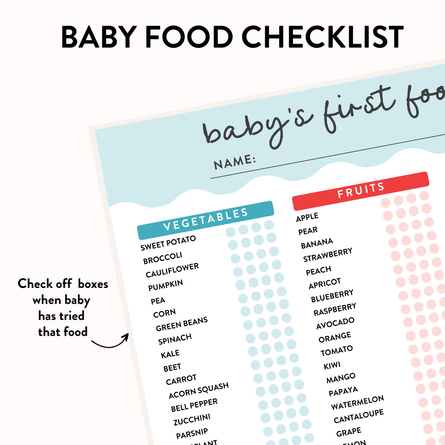 50 Foods for Baby Guide Bundle