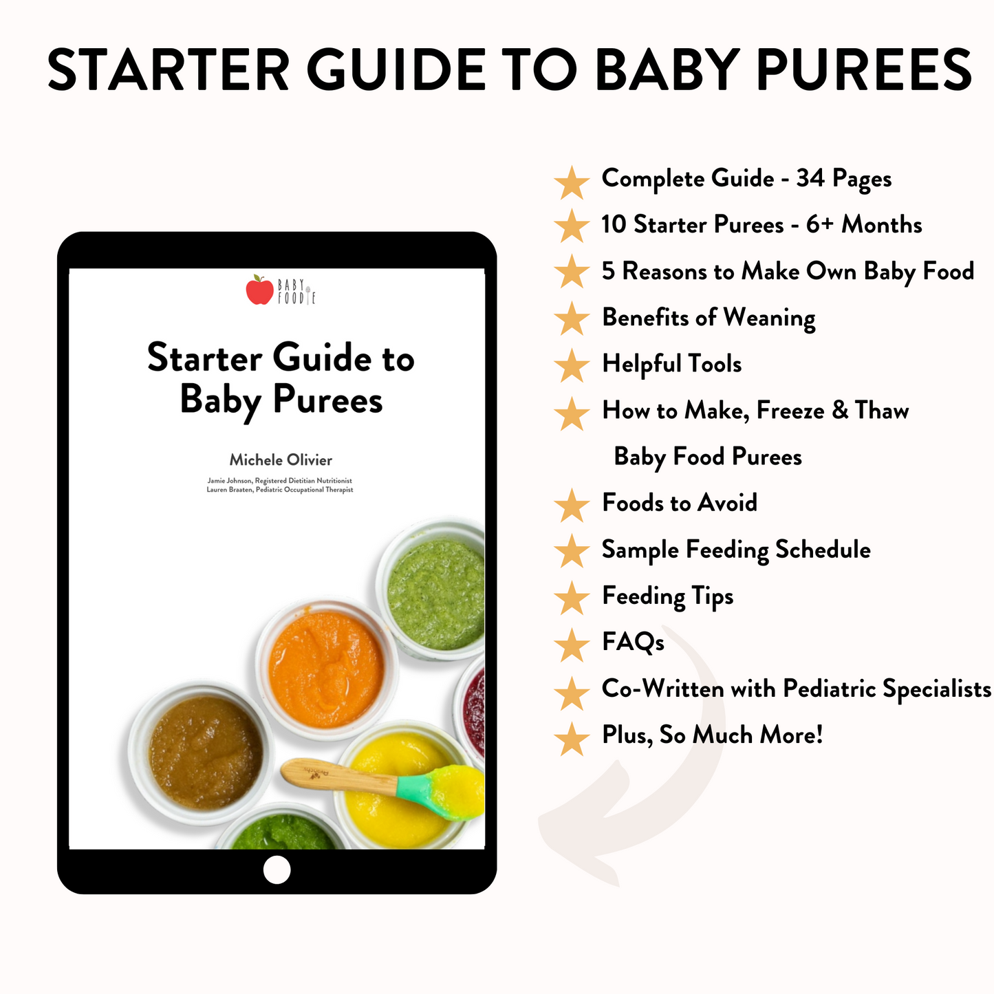 Starter Guide to Baby Purees + Baby Food Bundle